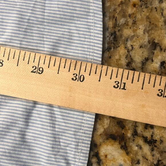 UNTUCKit Men’s 2XL Blue Striped Long Sleeve Cotton Button-Down Shirt Preppy - Picture 5 of 6